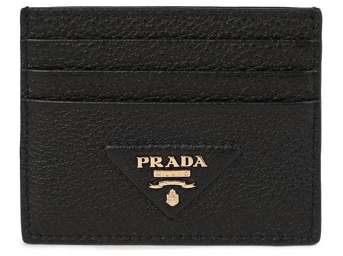 Prada Portafoglio porta carte in pelle - vista 3