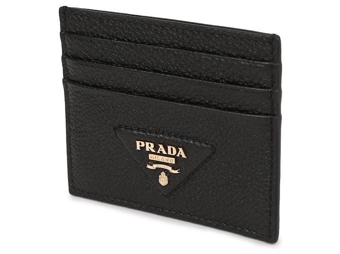 Prada Portafoglio porta carte in pelle - vista 4