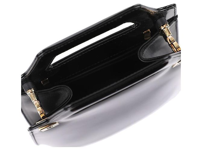 Salvatore Ferragamo Borsa Tote Wanda da Donna Gancini NERO - vista 8