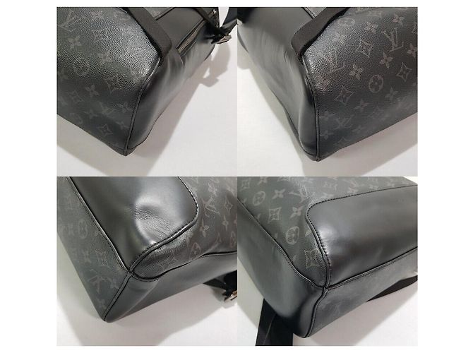Louis Vuitton Mochila Explorer Monogram Eclipse Preto - vista 8