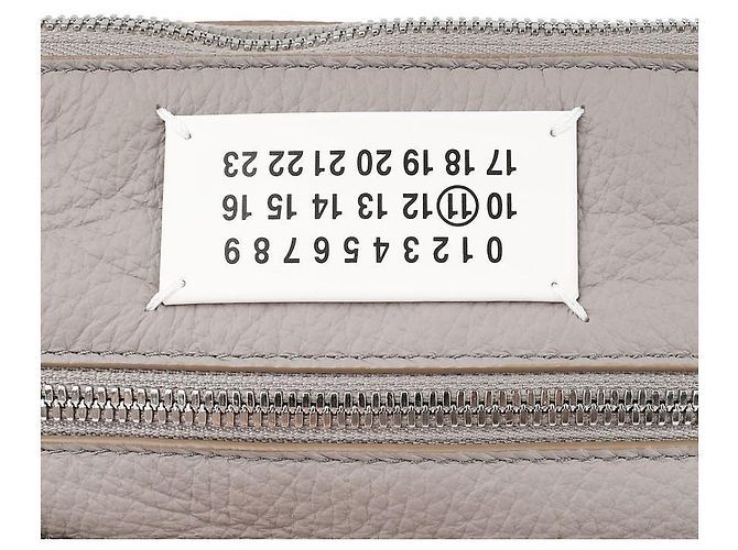 Maison Martin Margiela Borsa a spalla in pelle morbida Marrone - vista 9