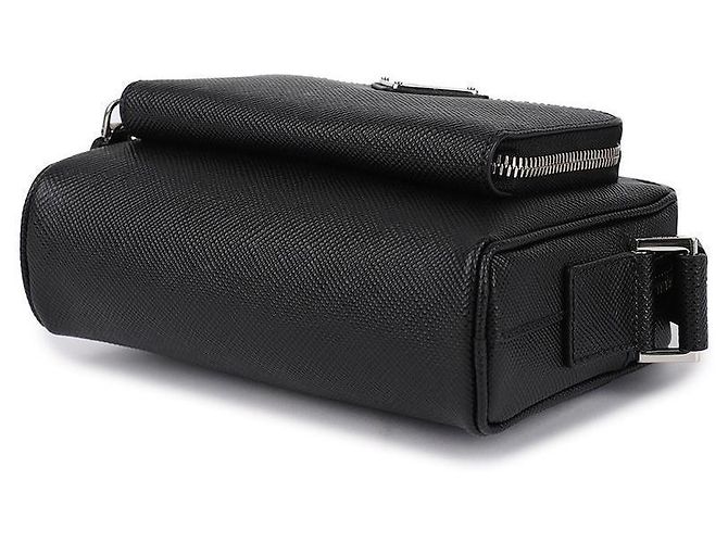 Prada Saffiano Herren Leder Umhängetasche - Ansicht 6