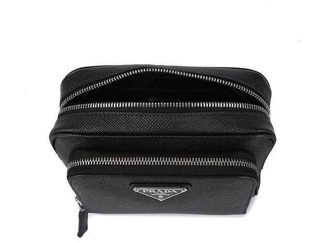 Prada Saffiano Herren Leder Umhängetasche - Ansicht 7