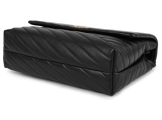Tory Burch Borsa a spalla convertibile Kira Chevron Nero - vista 6