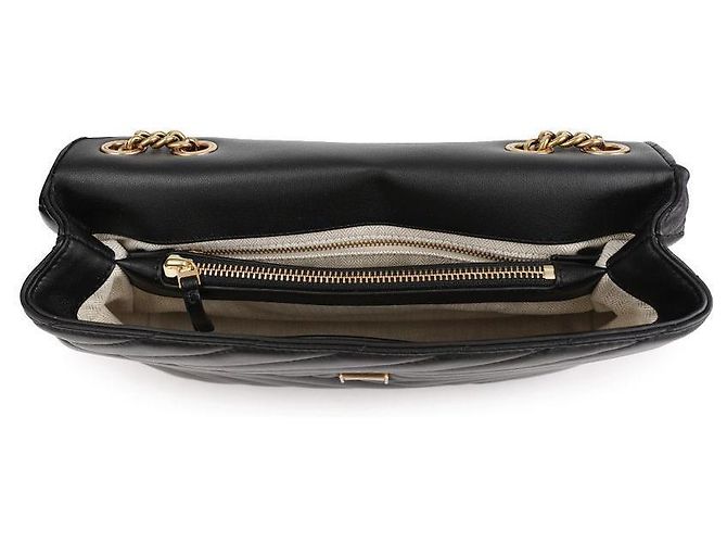 Tory Burch Borsa a spalla convertibile Kira Chevron Nero - vista 7