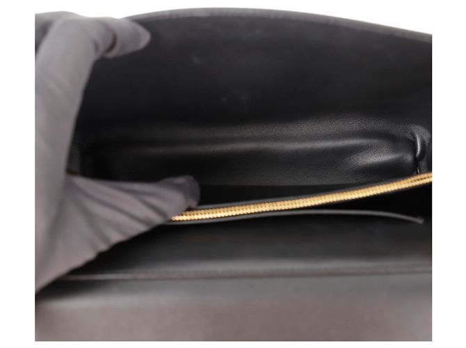 Valentino Borsa a tracolla incrociata con catena borchiata e logo Nero - vista 14