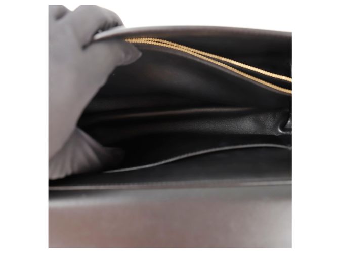 Valentino Borsa a tracolla incrociata con catena borchiata e logo Nero - vista 15