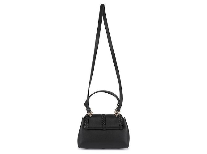 Chloé Mini borsa a spalla morbida in pelle grana PENELOPE Nero - vista 5