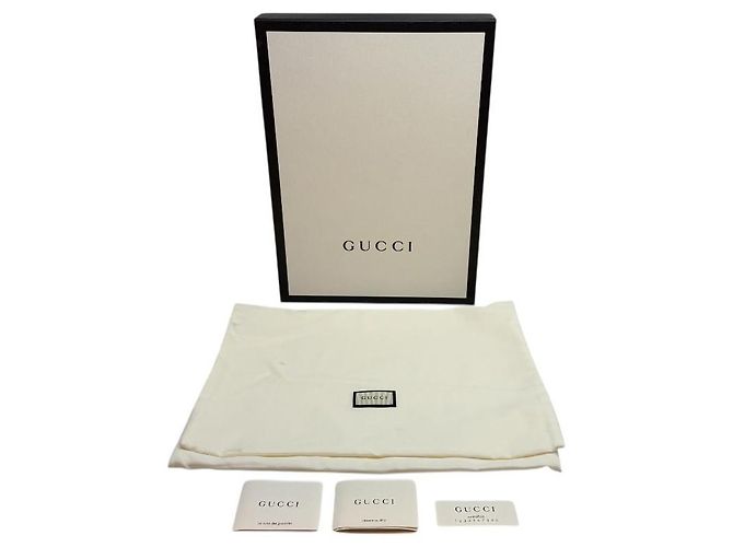 Gucci Clutch in pelle GG Marmont per donne Nero - vista 7