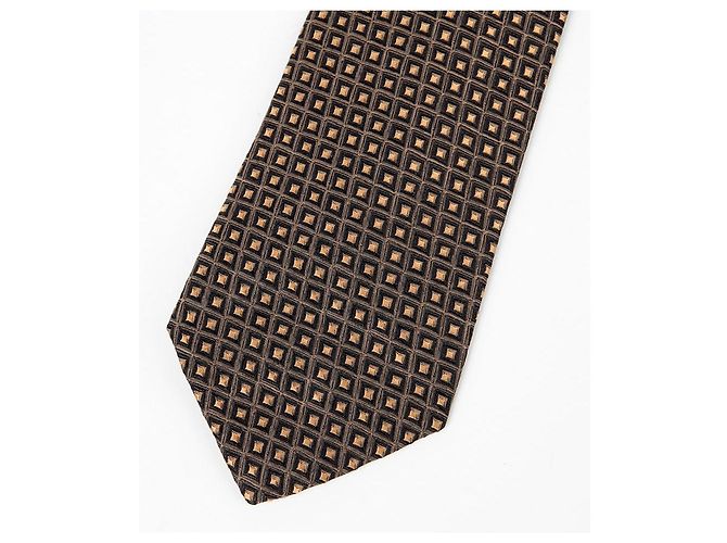 Salvatore Ferragamo Diamond Pattern Tie Black - view 3