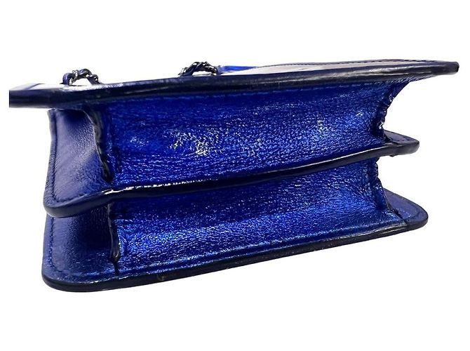 Chanel Borsa a tracolla con supporto per telefono brevettato Serie Blu - vista 6