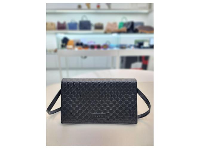 Gucci Mini borsa a tracolla Micro Shima Nero - vista 10