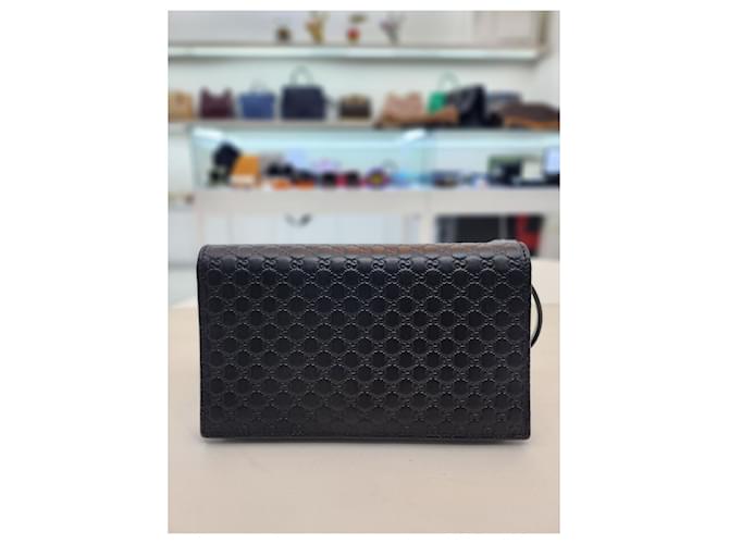 Gucci Mini borsa a tracolla Micro Shima Nero - vista 14