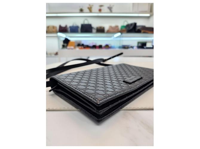 Gucci Mini borsa a tracolla Micro Shima Nero - vista 16