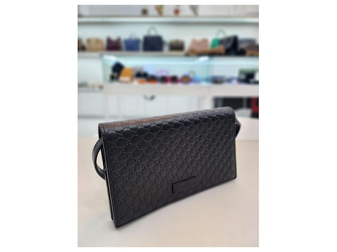 Gucci Mini borsa a tracolla Micro Shima Nero - vista 4