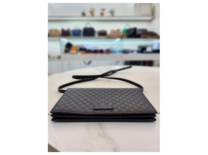 Gucci Mini borsa a tracolla Micro Shima Nero - vista 7