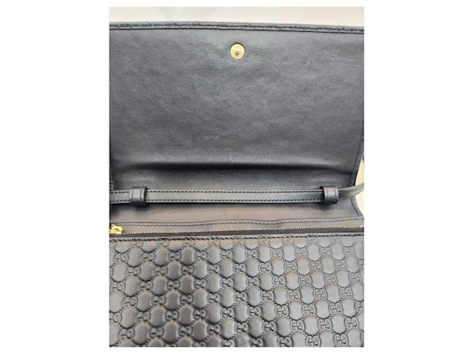 Gucci Mini borsa a tracolla Micro Shima Nero - vista 8