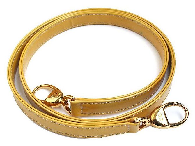 Dior Grande borsa tote e a spalla Lady in vernice gialla Cannage Giallo - vista 6