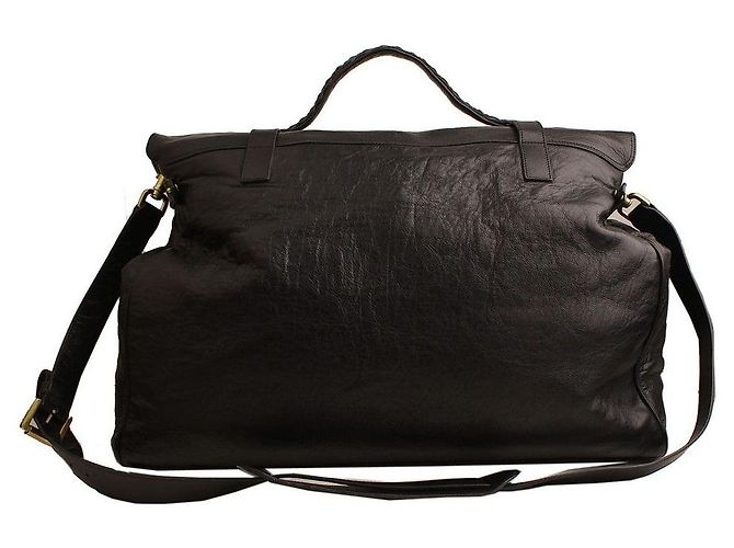 Mulberry Borsa da viaggio Postman Lock Alexa nera Nero - vista 3