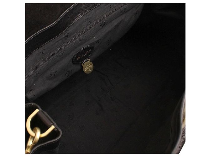 Mulberry Borsa da viaggio Postman Lock Alexa nera Nero - vista 6
