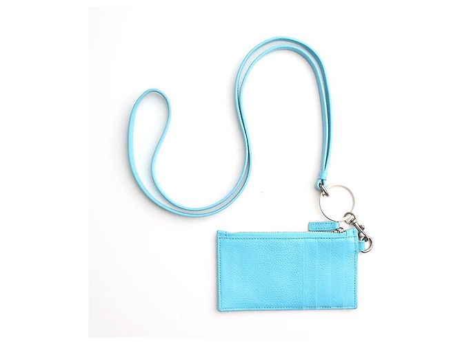Balenciaga Helle Blaue Kartenhalter - Ansicht 2