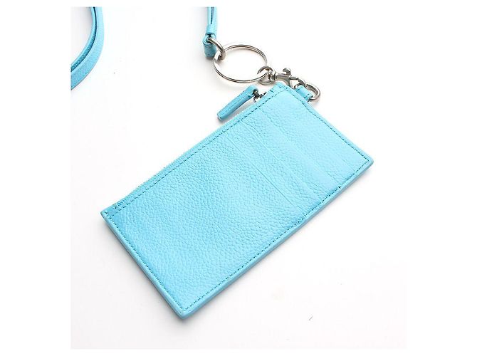 Balenciaga Helle Blaue Kartenhalter - Ansicht 3
