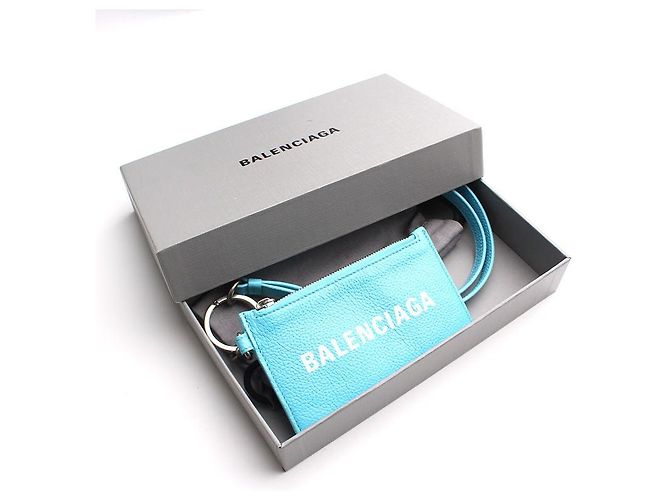 Balenciaga Helle Blaue Kartenhalter - Ansicht 4