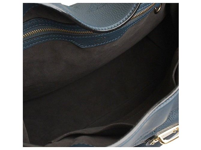 Louis Vuitton Mahina Goldfarbene Tilblue Tragetasche Blau - Ansicht 5