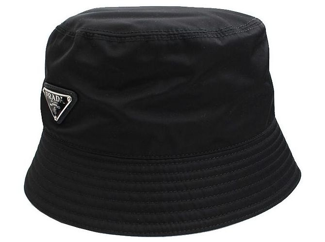 Prada Cappello bucket unisex nero XL - vista 2