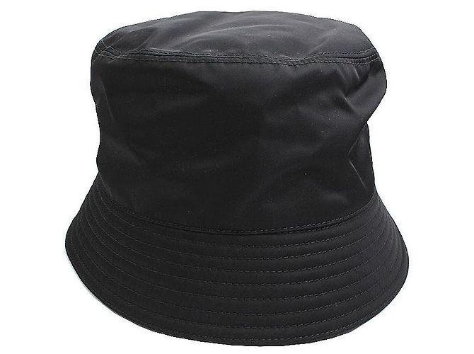 Prada Cappello bucket unisex nero XL - vista 3