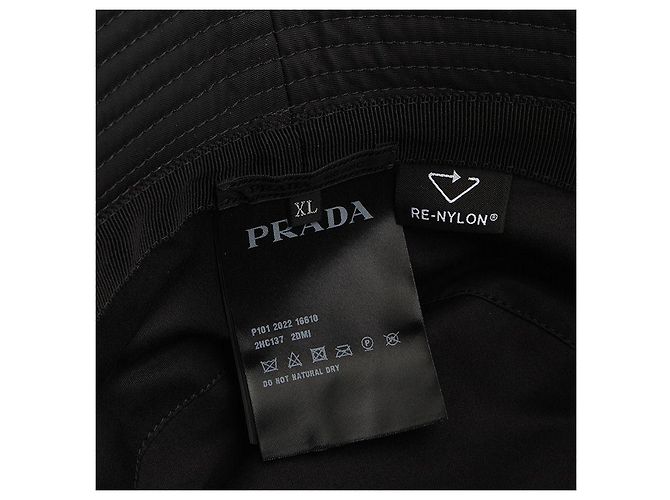 Prada Cappello bucket unisex nero XL - vista 4