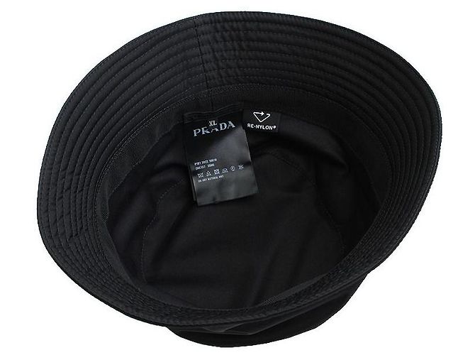 Prada Cappello bucket unisex nero XL - vista 5