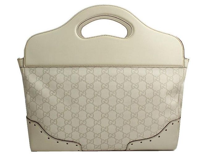 Gucci Sima Ivory Tragetasche Weiß - Ansicht 3