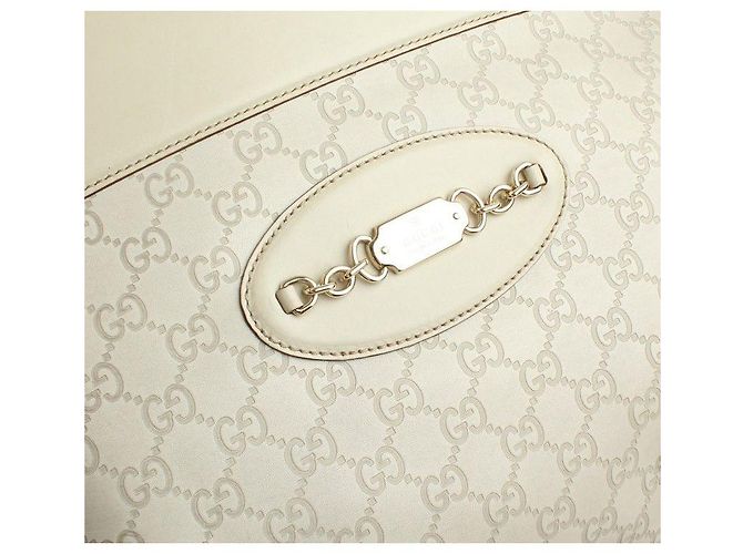 Gucci Sima Ivory Tragetasche Weiß - Ansicht 6