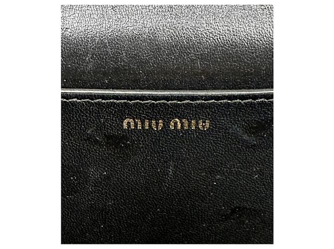 Miu Miu Borsa a tracolla matelassé nera con catena - vista 7