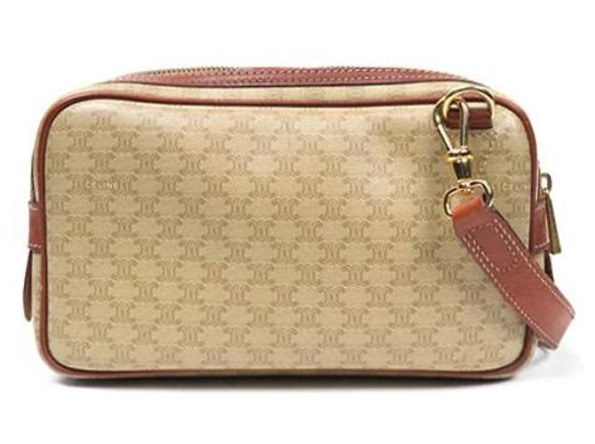 Céline Bolso cruzado Mackadam Castaño - vista 3