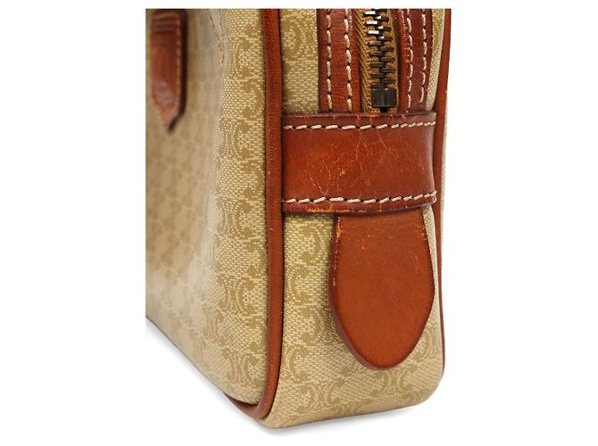 Céline Bolso cruzado Mackadam Castaño - vista 9