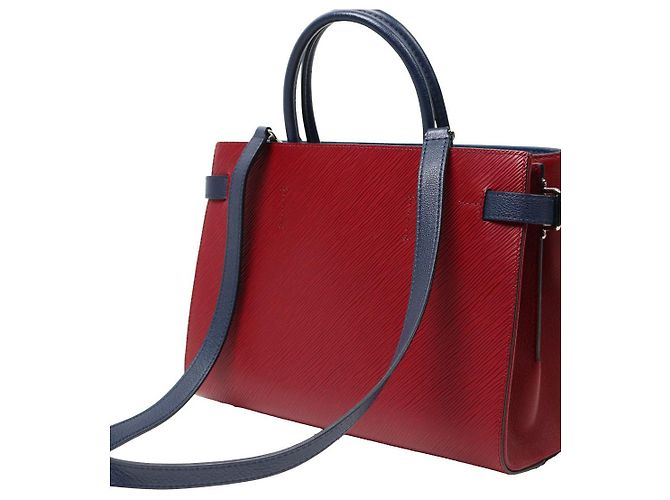 Louis Vuitton Borsa Tote Twist Epi Rossa Rosso - vista 5