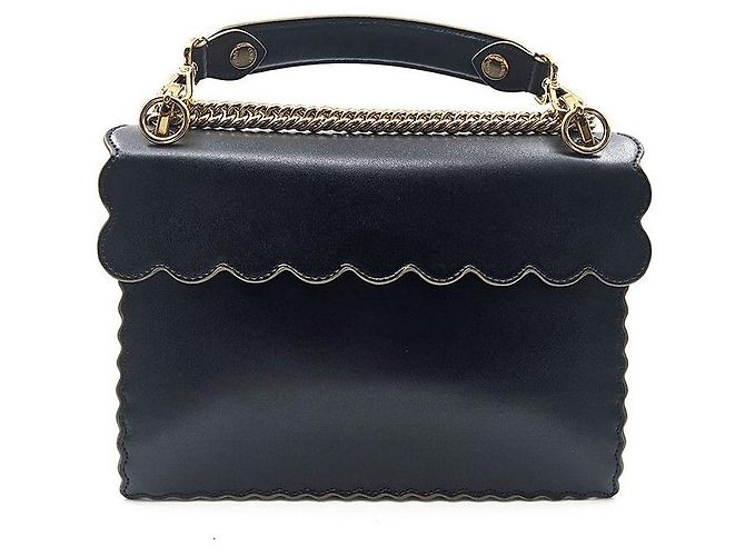 Fendi Borsa a spalla Can-I con manico superiore Nero - vista 4