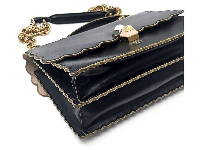 Fendi Borsa a spalla Can-I con manico superiore Nero - vista 7