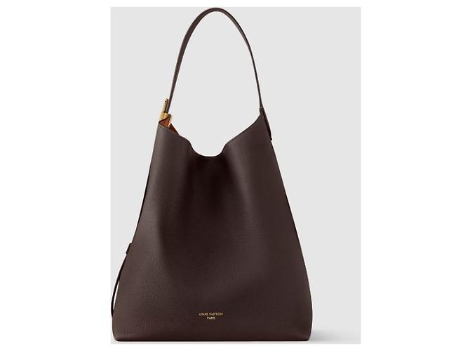 Sarah Louis Vuitton Low Key Hobo MM Nero Pelle di Vitello - vista 2