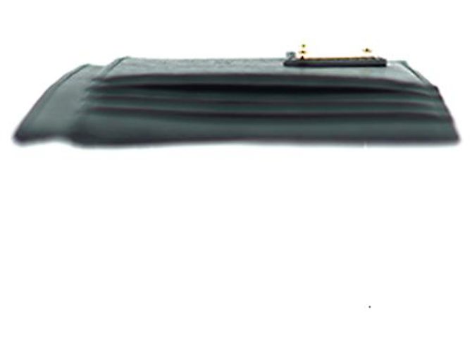 Prada Billetera de tarjeta de cuero negro con logo triangular - Regalo de lujo - vista 4