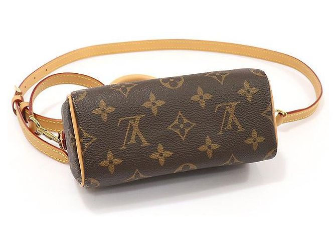 Louis Vuitton Nano Speedy aus Monogramm-Canvas Braun - Ansicht 5
