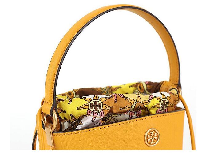 Tory Burch Emerson Mini Eimer Tasche Gelb - Ansicht 6