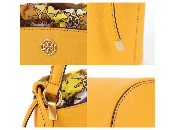 Tory Burch Emerson Mini Eimer Tasche Gelb - Ansicht 7