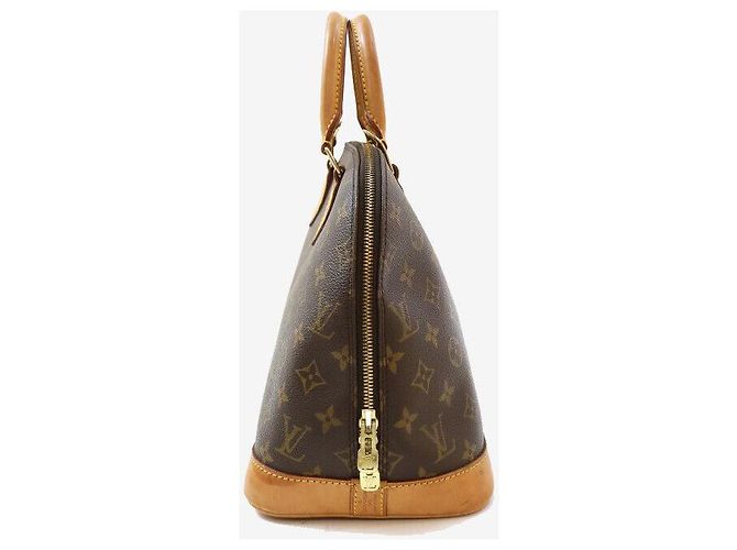 Louis Vuitton Monogramm Alma PM Tote Bag Braun - Ansicht 2