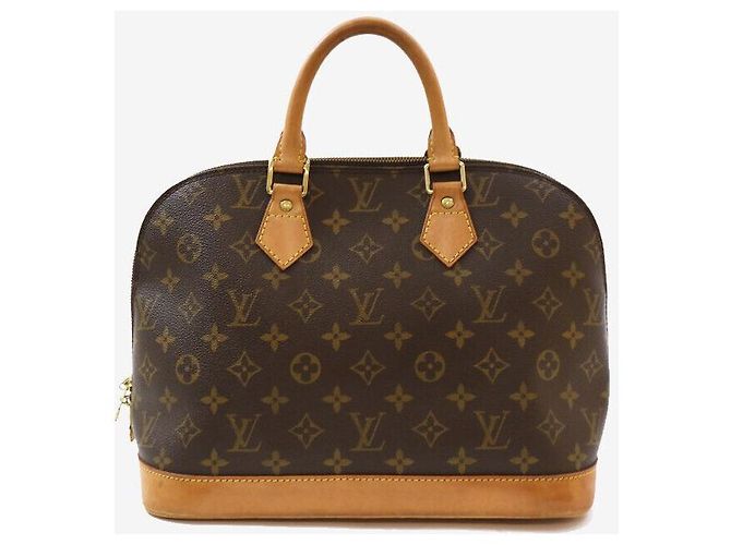 Louis Vuitton Monogramm Alma PM Tote Bag Braun - Ansicht 3