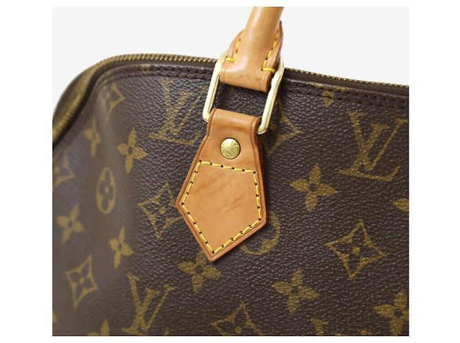 Louis Vuitton Monogramm Alma PM Tote Bag Braun - Ansicht 6