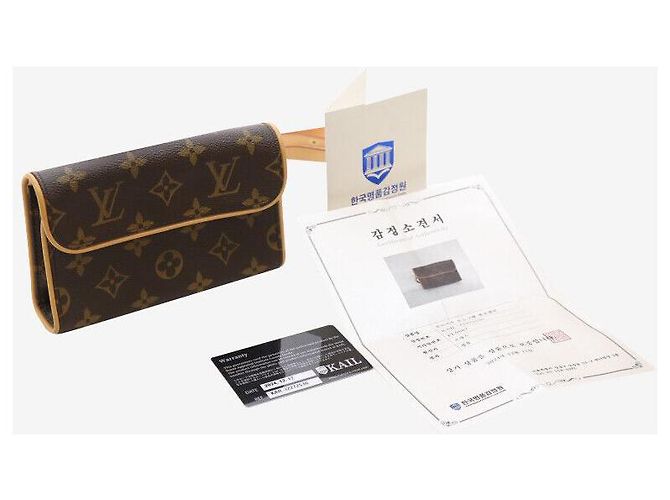 Louis Vuitton Florentin Monogramm Gürteltasche Braun - Ansicht 8