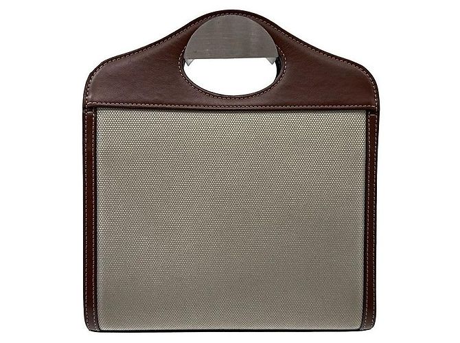 Burberry Mini borsa a mano e borsa a spalla Hosperi Marrone - vista 4